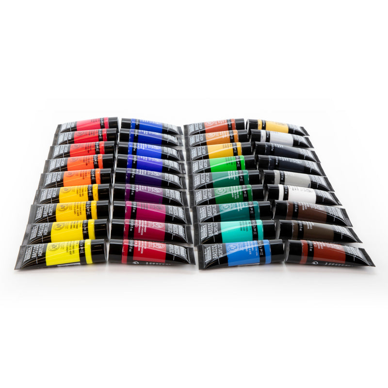 Liquitex Basics Acrylic Paints 22ml - Set of 36