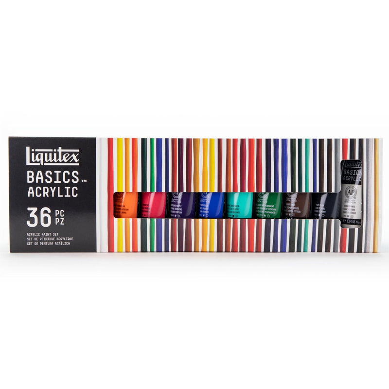 Liquitex Basics Acrylic Paints 22ml - Set of 36