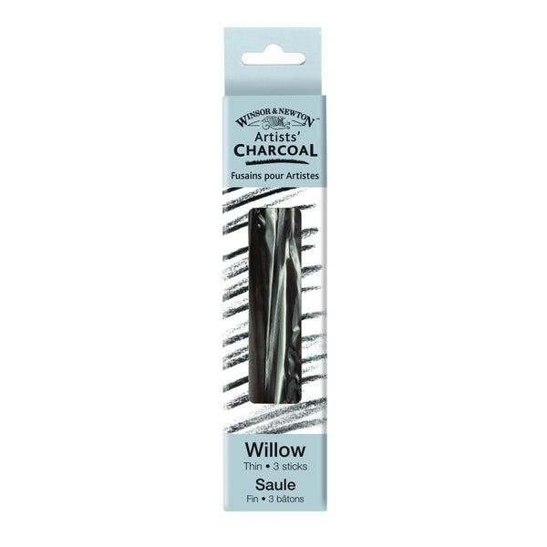 Winsor & Newton Charcoal Willow Thin Box Of 3