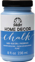 Folk Art Home Decor Chalk Acrylic Craft Paint 8oz/236ml#Colour_BLUE CHILL