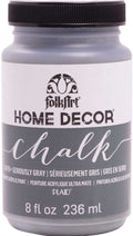 Folk Art Home Decor Chalk Acrylic Craft Paint 8oz/236ml#Colour_SERIOUSLY GREY