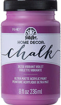 Folk Art Home Decor Chalk Acrylic Craft Paint 8oz/236ml#Colour_VIBRANT VIOLET