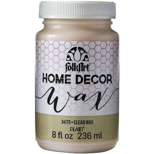 Folk Art Home Decor Wax 8oz/237ml Clear
