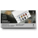 Winsor & Newton Cotman Watercolour Metallic Pans - Set of 8