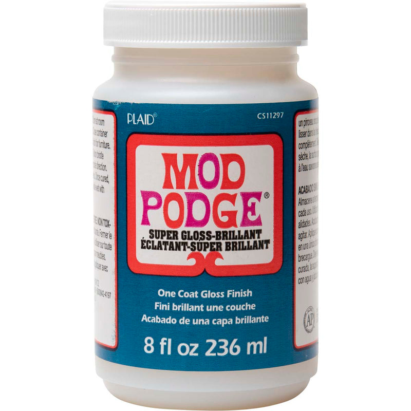 Mod Podge Super Gloss Top Coat 8oz/236ml 