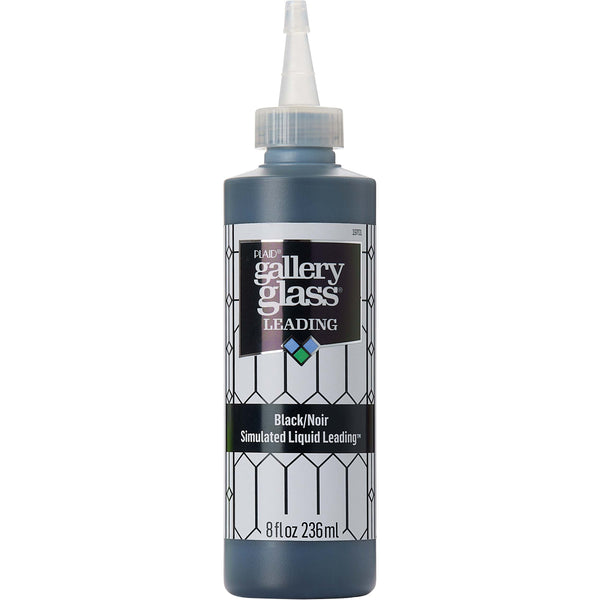 Plaid Gallery Glass Black Leading Liquid 237ml
