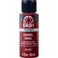 Folk Art Glass Acrylic Craft Paint Enamel 2oz/59ml#Colour_FIRE ENGINE RED