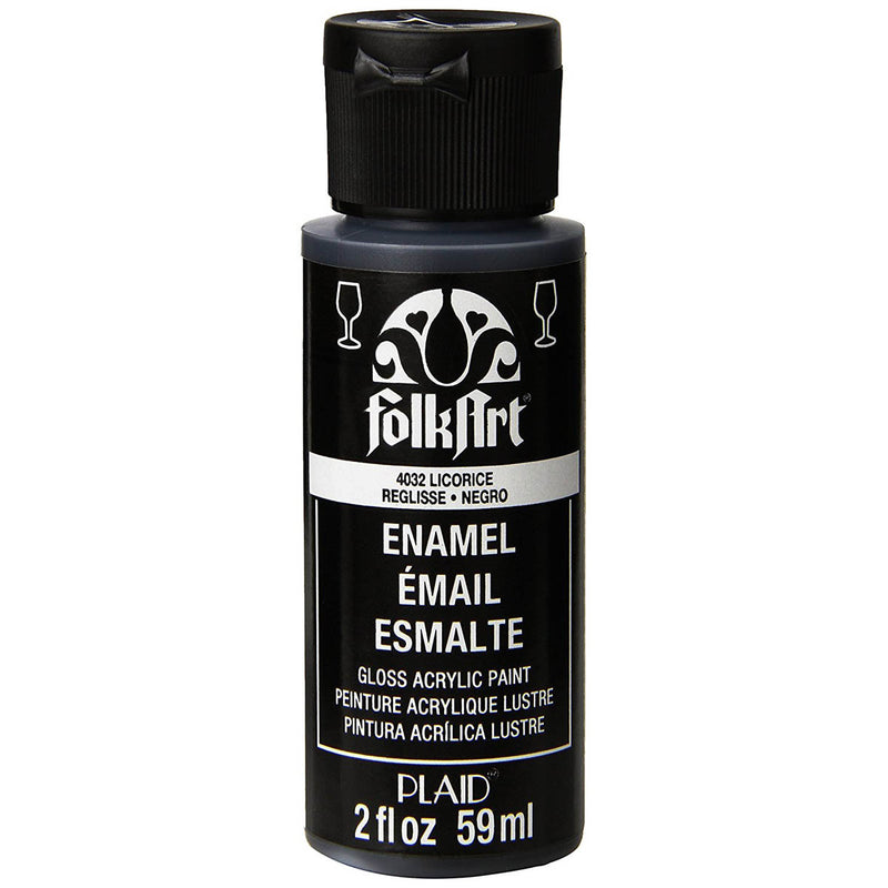 Folk Art Glass Acrylic Craft Paint Enamel 2oz/59ml