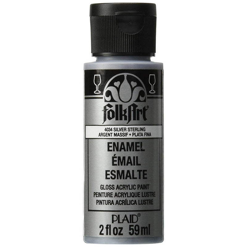 Folk Art Glass Acrylic Craft Paint Enamel 2oz/59ml