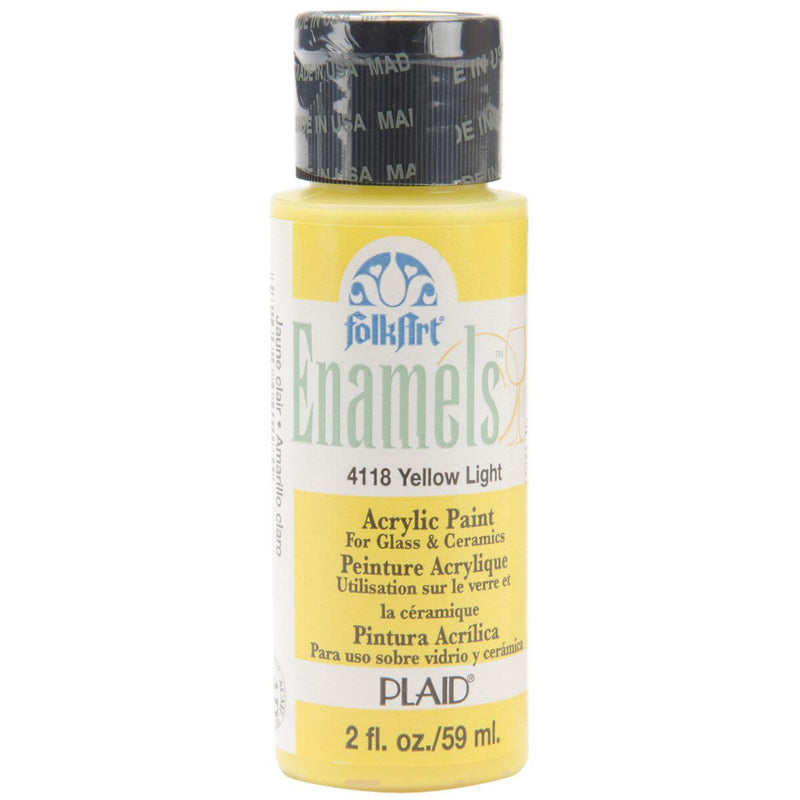 Folk Art Glass Acrylic Craft Paint Enamel 2oz/59ml