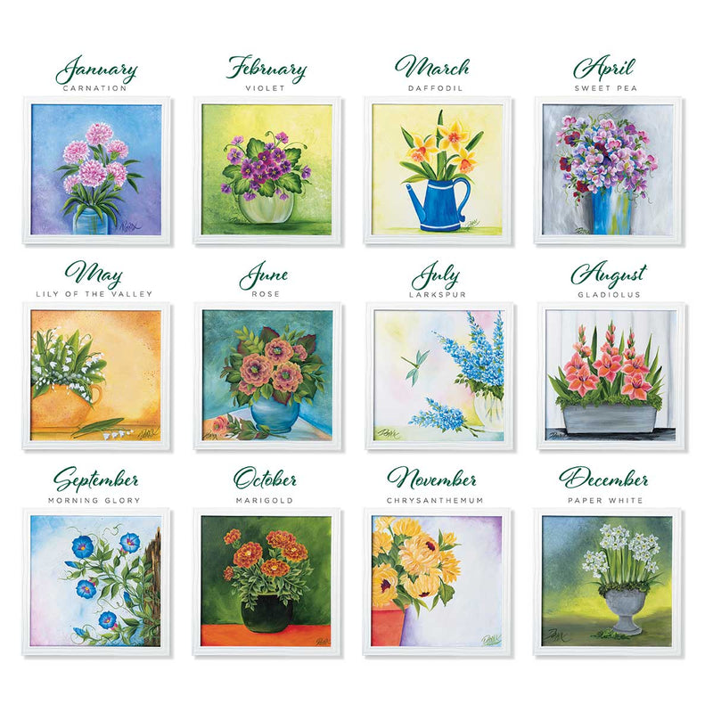 Folk Art Stroke Flowers Kit