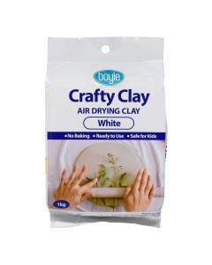 Boyle Crafty Clay Air Dry 1kg White
