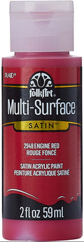 Folk Art Multi-Surface Acrylic Craft Paint 2oz/59ml#Colour_ENGINE RED
