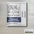 Winsor & Newton Cotman Watercolour Half Pans#Colour_SILVER