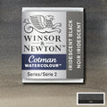 Winsor & Newton Cotman Watercolour Half Pans#Colour_IRIDESCENT BLACK