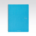 Fabriano Ecoqua Spiral Notebook 90gsm Blank A4#Colour_TURQUOISE