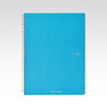 Fabriano Ecoqua Spiral Notebook 90gsm Blank A4#Colour_TURQUOISE