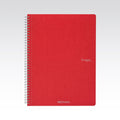 Fabriano Ecoqua Spiral Notebook 90gsm Graph 5mm A4#Colour_RASPBERRY