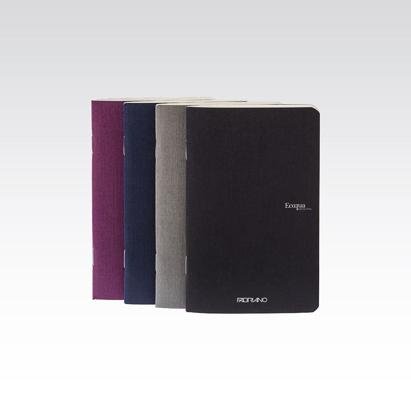 Fabriano Ecoqua Stapled Notebook 90gsm Blank 9x14cm Pack Of 4