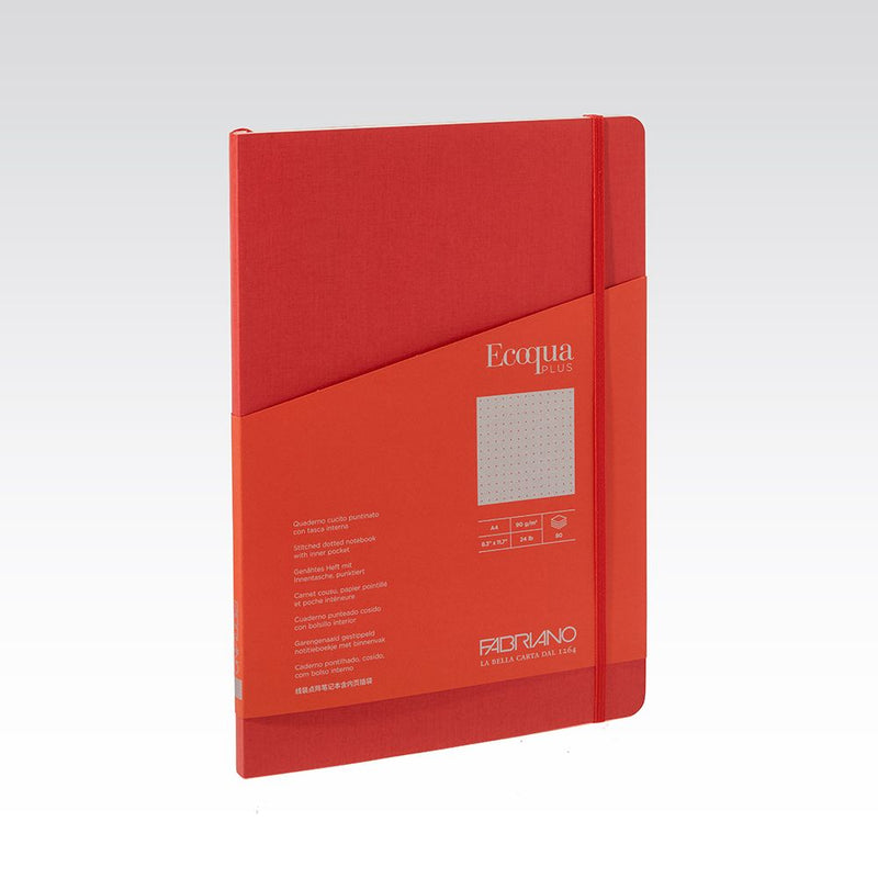 Fabriano Ecoqua Plus Stitch Notebook 90gsm Dots A4