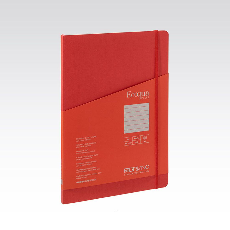 Fabriano Ecoqua Plus Stitch Notebook 90gsm Lined A4