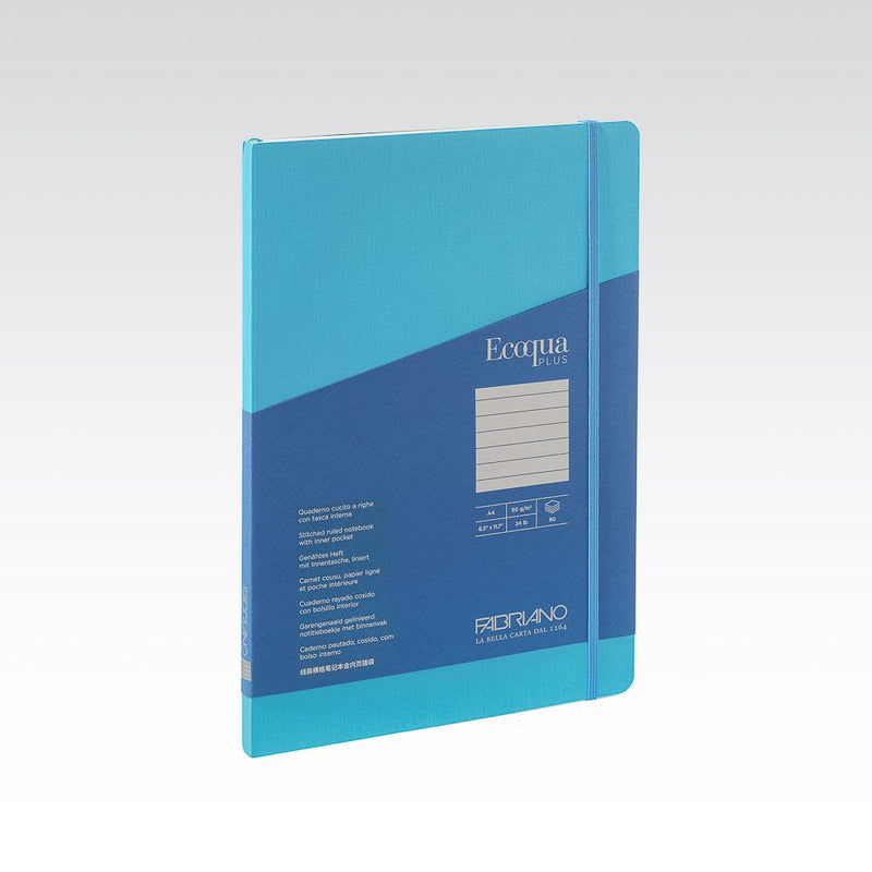 Fabriano Ecoqua Plus Stitch Notebook 90gsm Lined A4