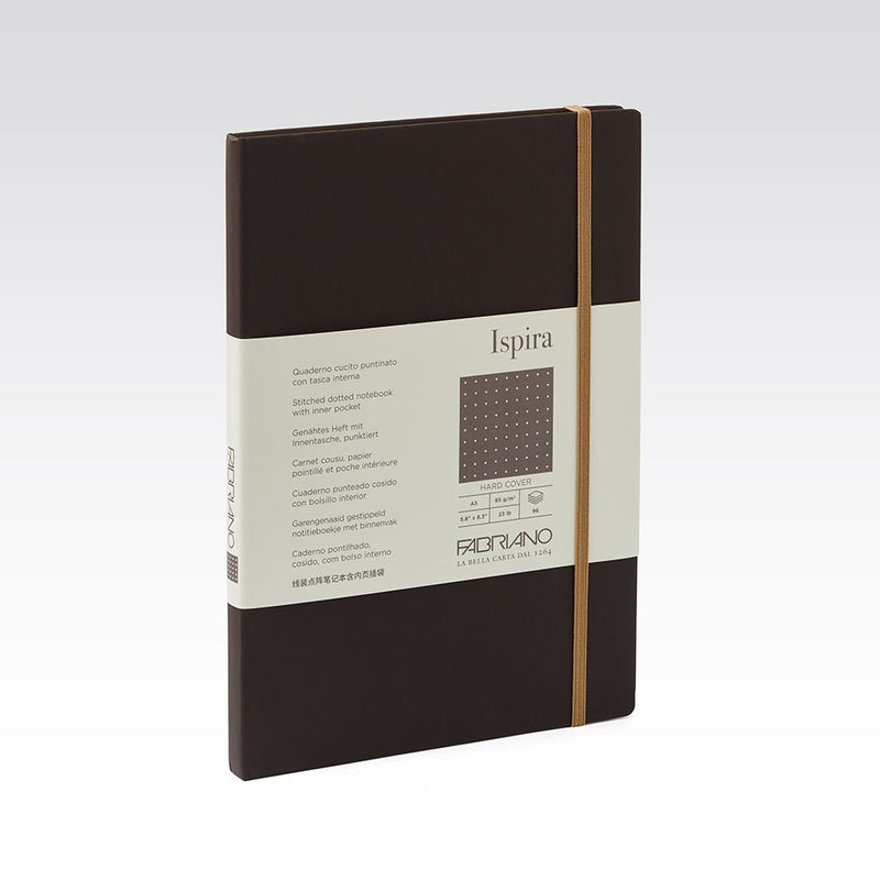 Fabriano Ispira Hard Cover Notebook 85gsm Dots A5