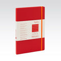 Fabriano Ispira Hard Cover Notebook 85gsm Lined A5#Colour_RED