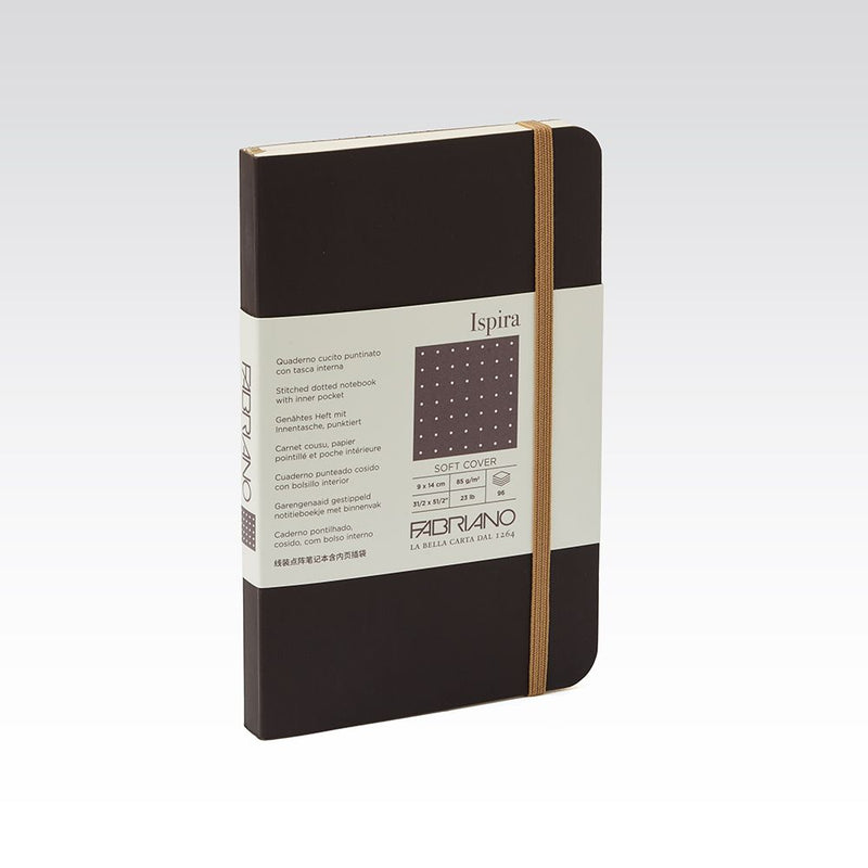 Fabriano Ispira Soft Cover Notebook 85gsm Dots 9x14cm