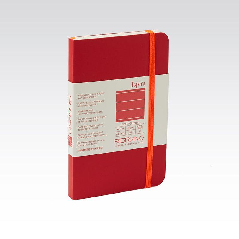 Fabriano Ispira Soft Cover Notebook 85gsm Lined 9x14cm