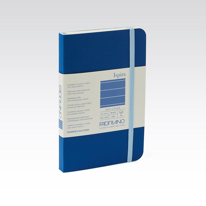 Fabriano Ispira Soft Cover Notebook 85gsm Lined 9x14cm