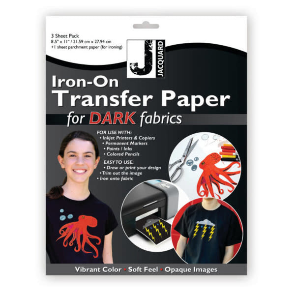Jacquard Iron-on Transfer Paper for Dark Fabrics