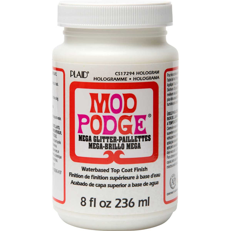 Mod Podge Mega Glitter Hologram 8oz/237ml