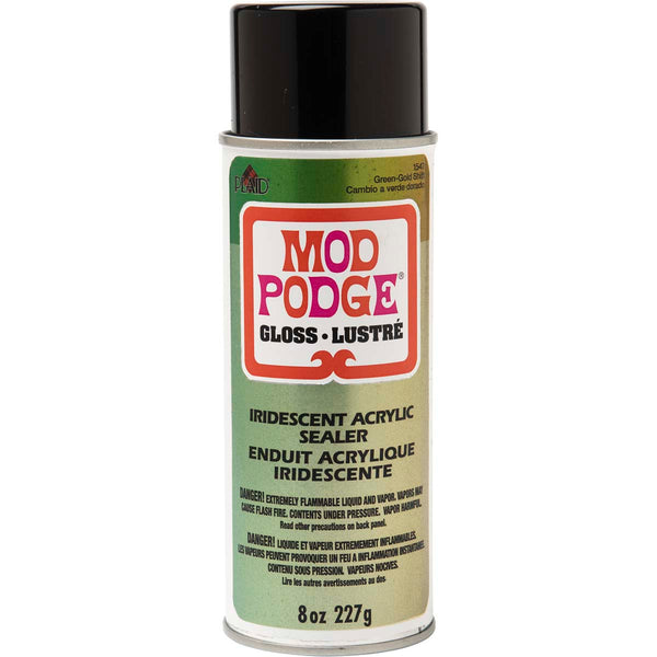 Mod Podge Acrylic Sealer Iridescent Green/gold Shift 8oz/237g