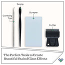 Plaid Gallery Glass Tool 4 Pieces