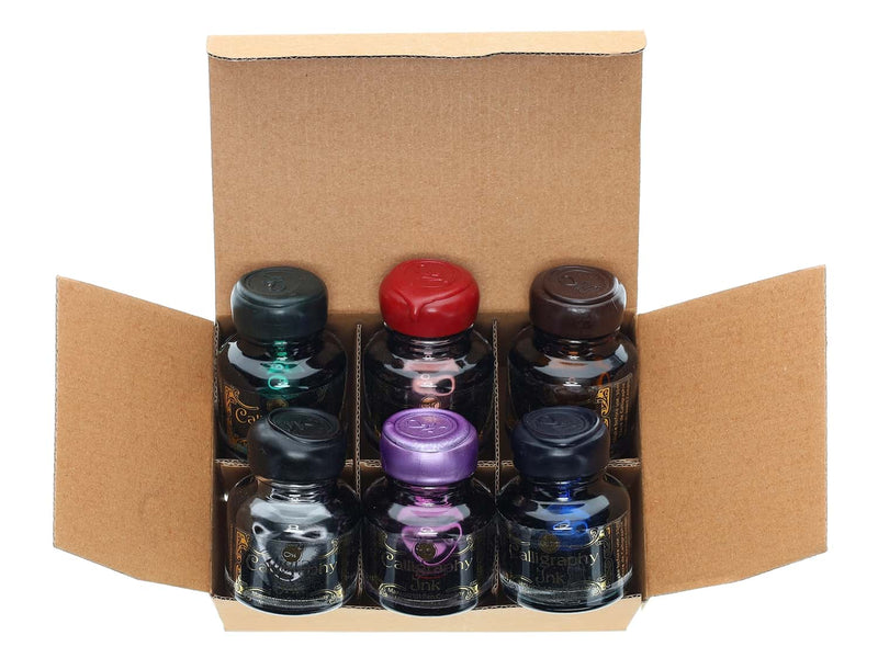 Manuscript Calligraphy Gift Ink 30ml Assorted Set Of 6