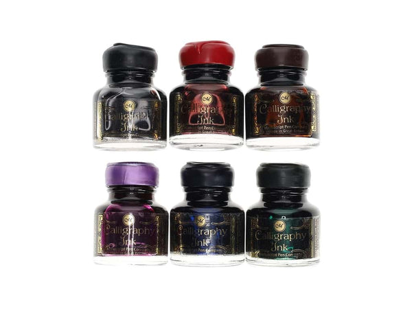 Manuscript Calligraphy Gift Ink 30ml Assorted Set Of 6