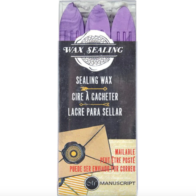 Manuscript Sealing Wax With Wick Pack of 3