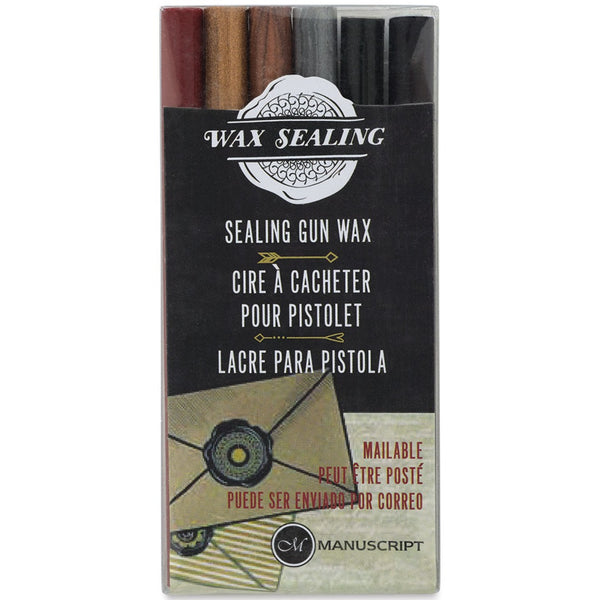 Manuscript Wax Sticks Pack of 6#Colour_ASSORTED