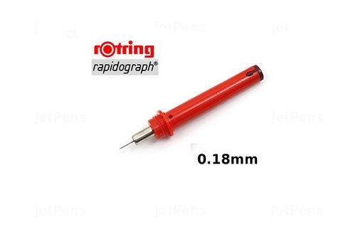 Rotring Rapidograph Replacement Cone 0.18mm Red
