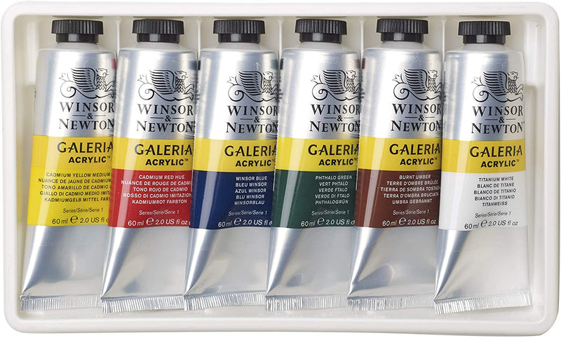 Winsor & Newton Galeria Acrylic 6 X 60ml Set