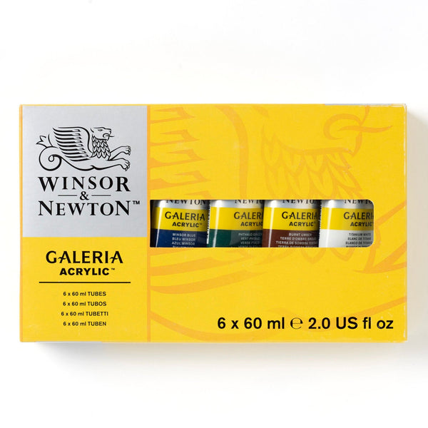 Winsor & Newton Galeria Acrylic 6 X 60ml Set