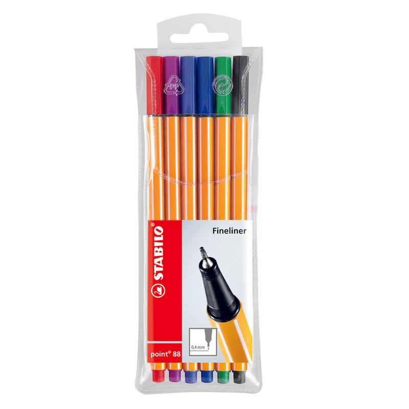 Stabilo Point 88 Art Fineliner Assorted