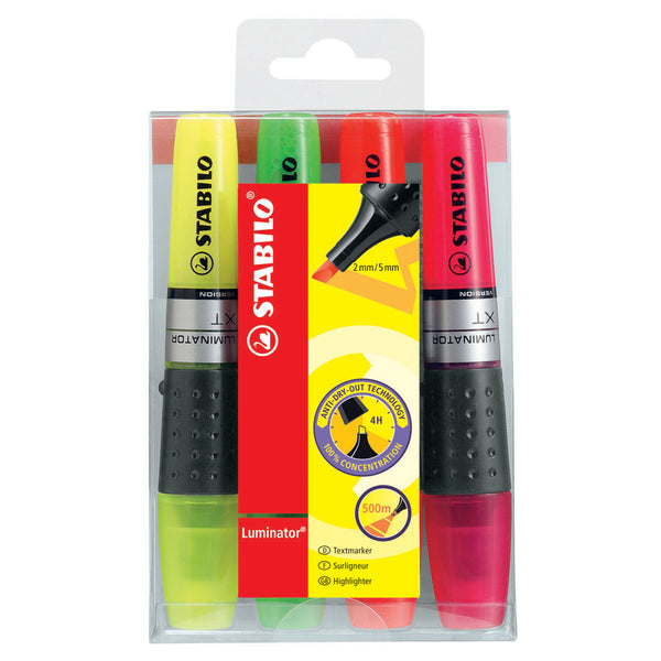 stabilo luminator highlighter assorted#Pack Size_PACK OF 4