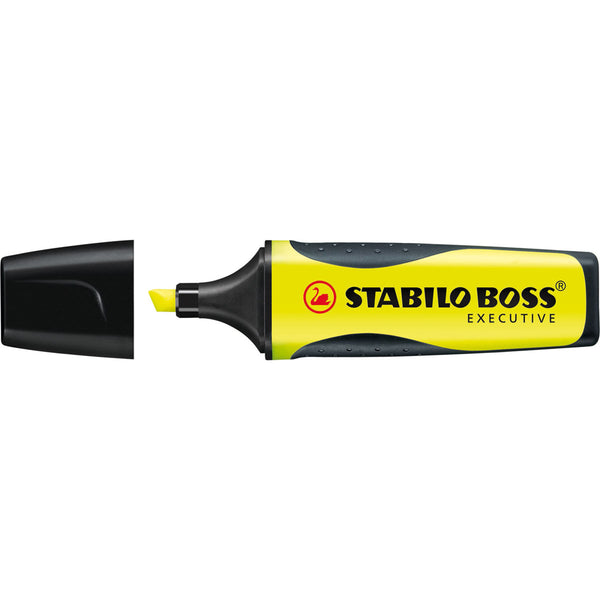 stabilo boss executive highlighter yellow box of 10