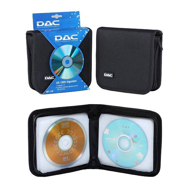 dac mp145 cd organiser black 32 cds