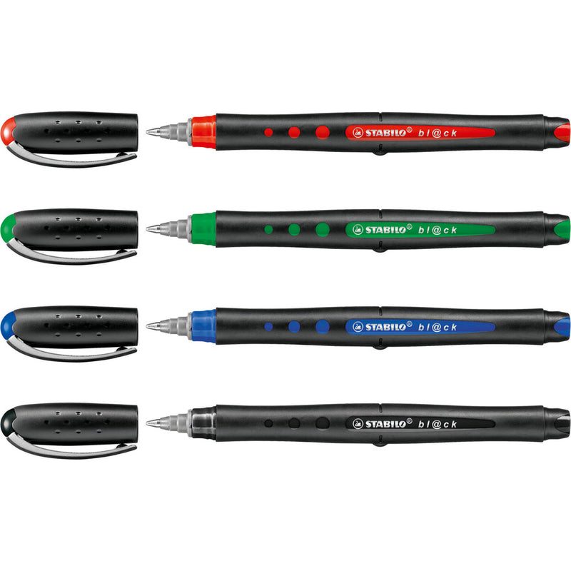 stabilo bl@ck rollerball box of 10