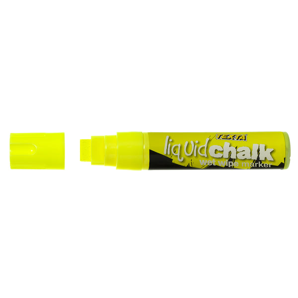 Texta Jumbo Liquid Chalk Marker Wet Wipe#Colour_YELLOW
