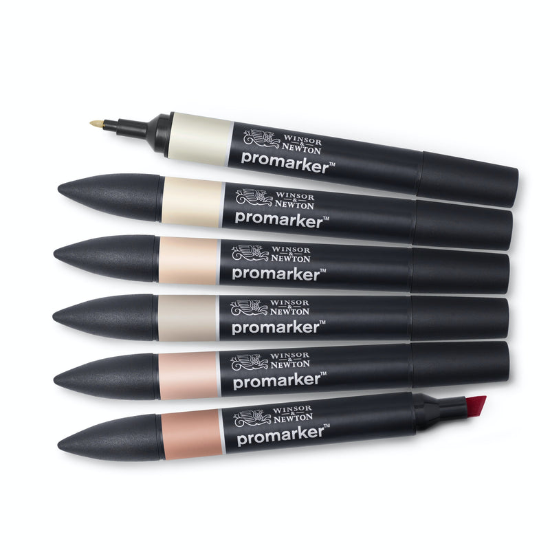 Winsor & Newton Promarker Skin Tones Set