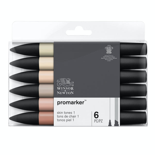 Winsor & Newton Promarker Skin Tones Set #1 Set Of 6